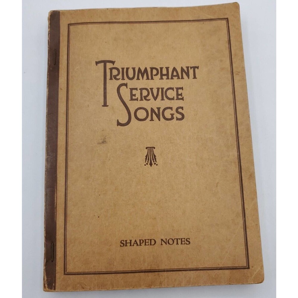 Triumphant Service Songs Round Notes 1934 Rodeheaver Company Hymns Christian